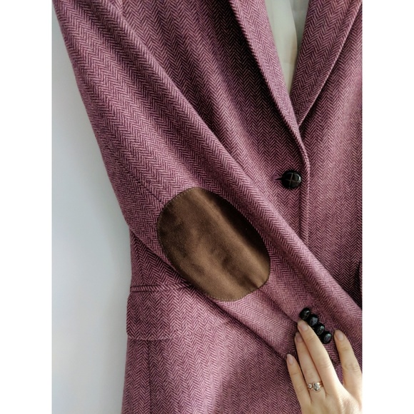 J. CREW Fully Lined Pink Wool Tweed Blazer - Picture 4 of 8